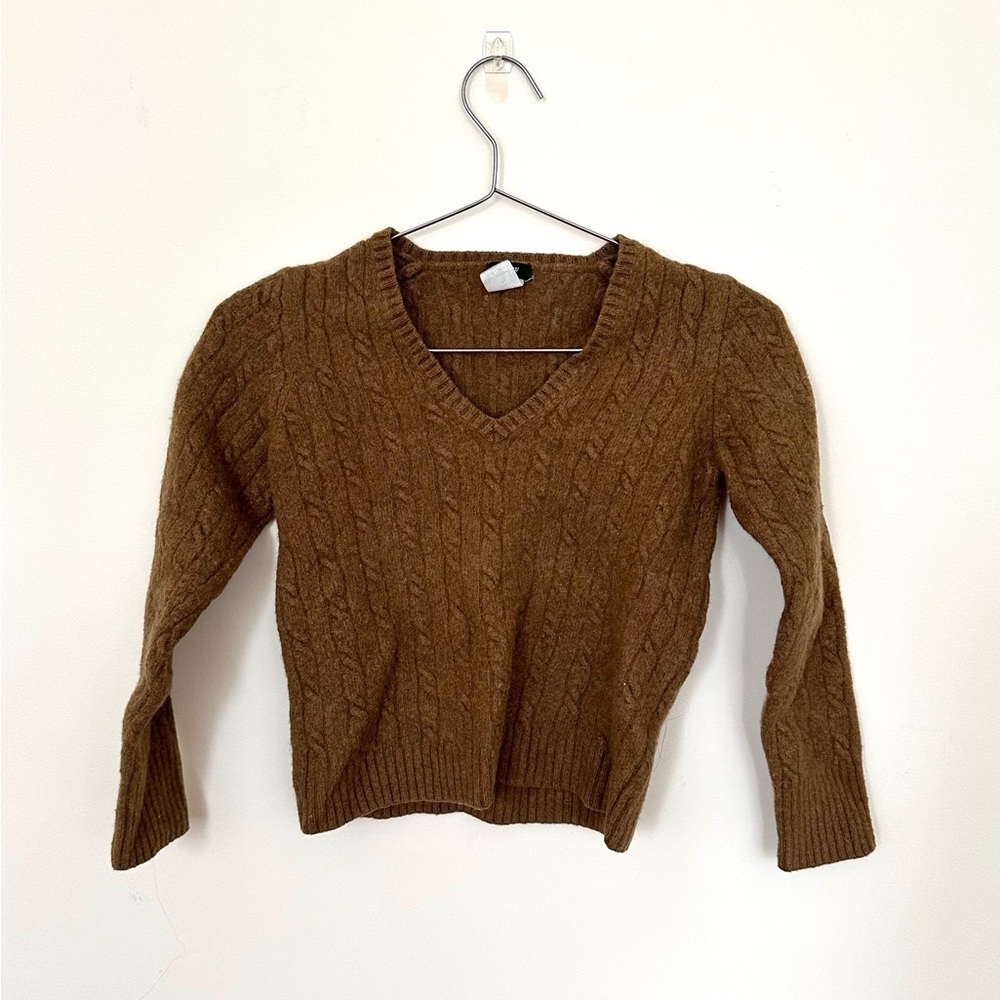 J. Crew Cable Knit Sweater